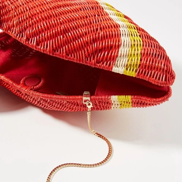 SERPUI Macaw Wicker Crossbody / Clutch Bag - Picture 5 of 16